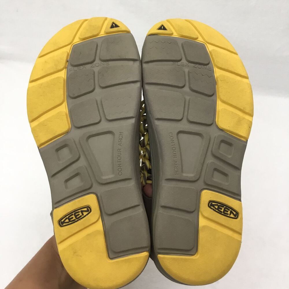 KEEN Uneek Hiking Sandals Shoes Womens (Waterproof) US 7 Yellow and Brown - Picture 7 of 7